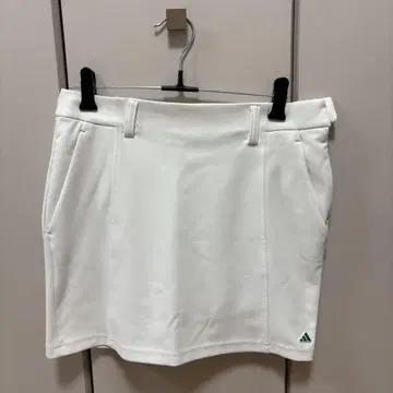 아디다스 화이트 골프 스커트 HS9022