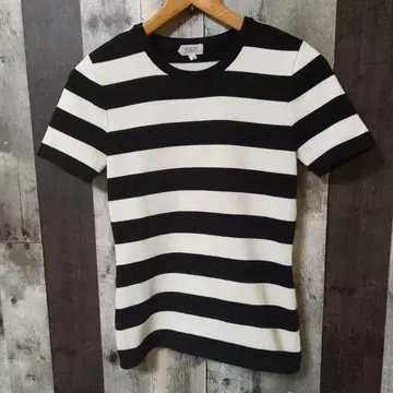 FOXEY BOUTIQUE 폭시 반팔 티셔츠 보더 스트레치