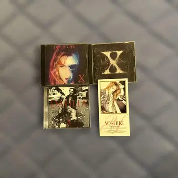 X DAHLIA 외 2장 & YOSHIKI AMETHYST 세트