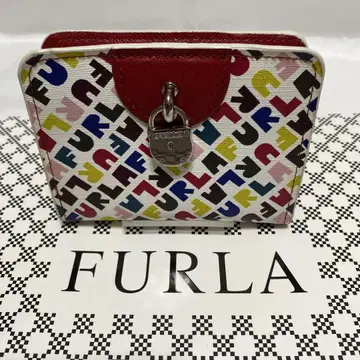 훌라 FURLA 코인 홀더 카드 홀더 컬러풀 로고