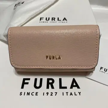 컨디션 최상 훌라 FURLA 4연 키케이스 바빌론 가죽
