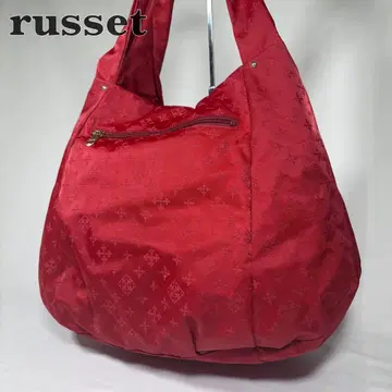 새상품급 러셋 russet 핸드백 숄더백 올 패턴 레드