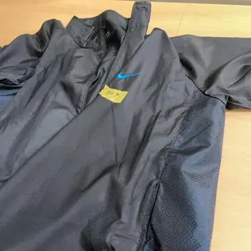 M 나이키 골프 반팔 나일론 자켓 하프 지퍼 원포인트 로고 자수