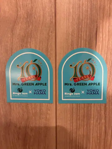 Mrs. GREEN APPLE 10주년 기념 스티커 2장 세트