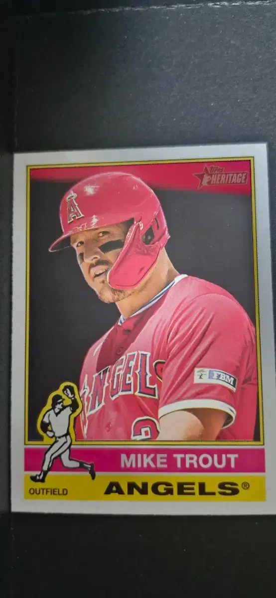 MLB 에인절스 마이크 트라웃 헤리티지 카드