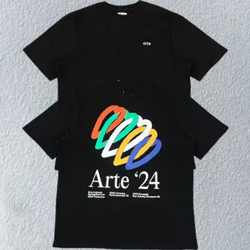 arte Arte '24 티셔츠 블랙 M