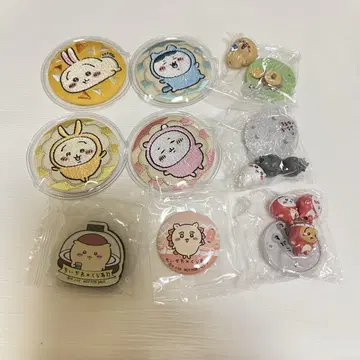 치이카와 자수 캔뱃지 초코 사프 쿠라스시 벳쿠라폰