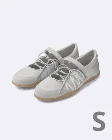 지유 GU 레이스업 발레 스니커즈 그레이 S