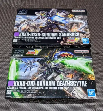 HGAC 1/144 건담 샌드 락 + 건담 데스 사이즈 2개 세트