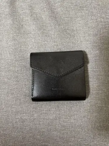 Hender Scheme 플랩 지갑 3단 폴더형 지갑 블랙
