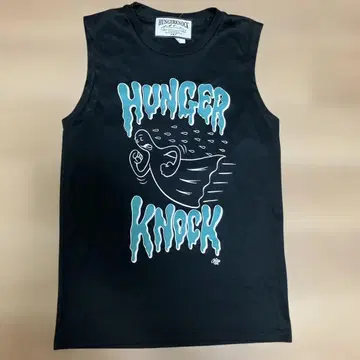 HUNGER KNOCK 행거 노크 슬리브리스 티셔츠 SS 블랙