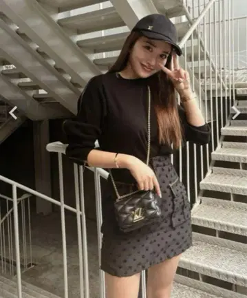 sheller 셰리에 도트 카고 스코트 블랙 S 사이즈