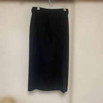 미사용 PART2 블랙 타이트 롱 스커트 슬릿 포함 사이즈 L 고급 원단