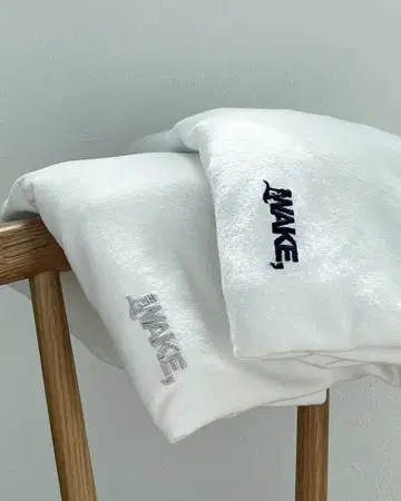미사용 새상품 WAKE SAPPORO 2P TEE XXL NAVY 자수만
