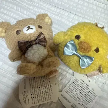 리락쿠마 키이로이토리 사쿠라노코리스 수제 봉제 인형