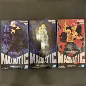 주술회전 MAXIMATIC 피규어 3개 세트