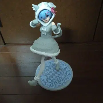 렘 피규어 고양이 귀 후드 부착