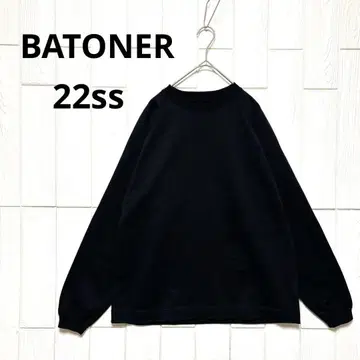 새상품급 BATONER 바토너 22SS 크루넥 천축 코튼 롱T
