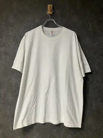 JERZEES 50/50 화이트 티셔츠 XL 사이즈 무지 블랭크