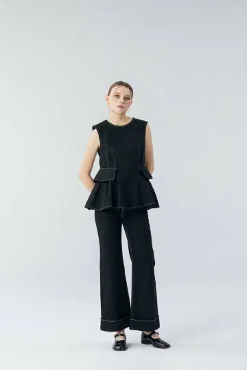 THE TOE Pericles Peplum Top 페플럼 탑