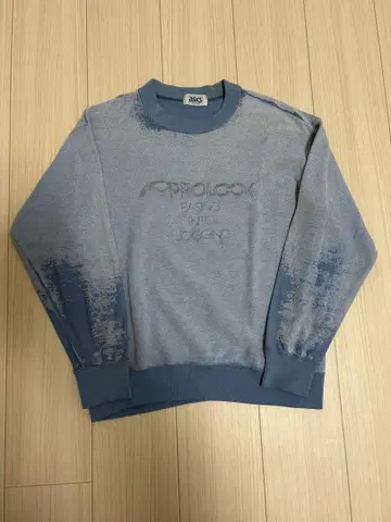 ASICS 프린트 블루 트레이닝복 빈티지 빈티지