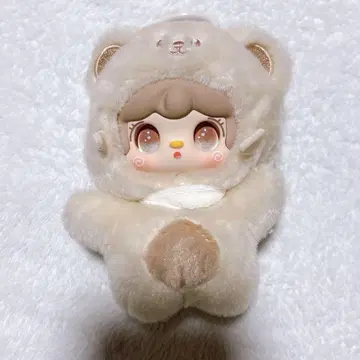 Yooki 요키 곰 봉제 인형 마스코트 밝은 브라운