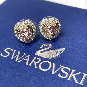 SWAROVSKI 스와로브스키 캐치형 귀걸이 스터드 귀걸이 스톤 포함