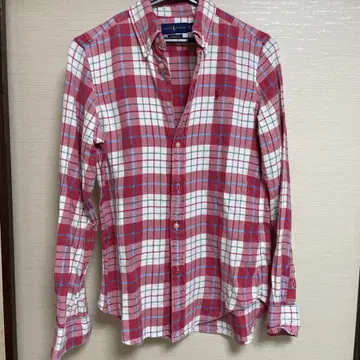 Ralph Lauren 체크 무늬 긴팔 셔츠 XS