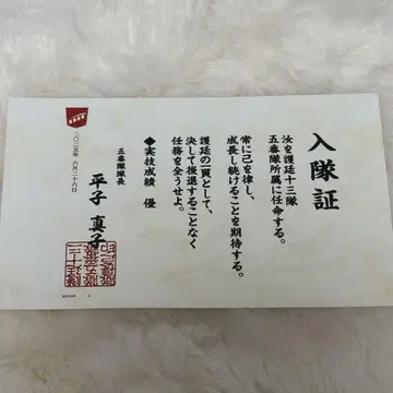 블리치 월드 입대증 5번대 히라코 마코