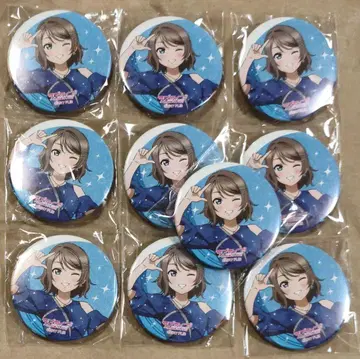 러브 라이브 Aqours 피날레 회장에서 한정판 가챠 캔뱃지 와타나베 요