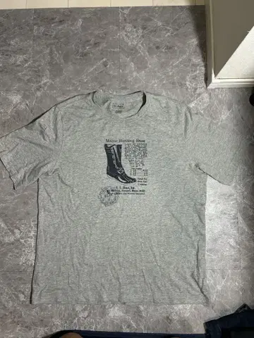 L.L. Bean 그레이 티셔츠 L 사이즈