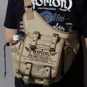 Norton 노턴 멀티 포켓 숄더백 베이지 웹 한정판