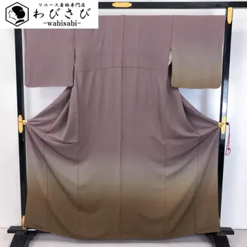 부착 무지 그라데이션 크레이프 원단 붉은색 K-4574