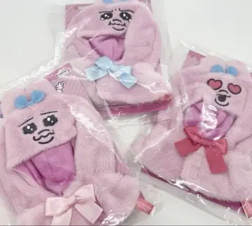 빤쮸토끼 봉제 인형 판초 3종 세트