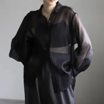 오간자 시어 셔츠 셀렉트 모카