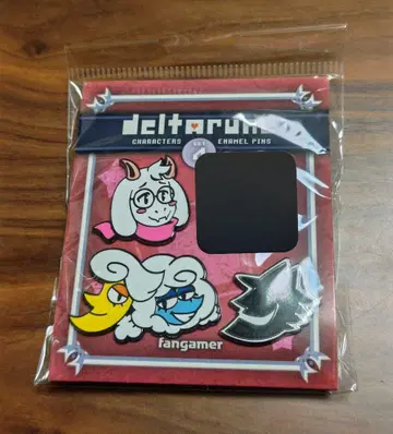 DELTARUNE 핀 배지 3개