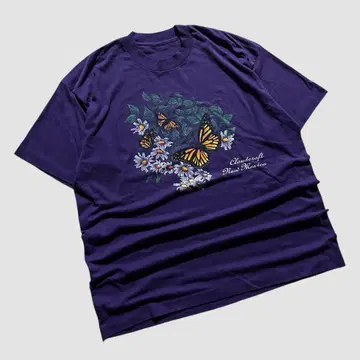 90s Flower Art 티셔츠