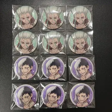 Dr.STONE 신주쿠 마루이 아넥스 글리터 캔뱃지 센쿠우 겐