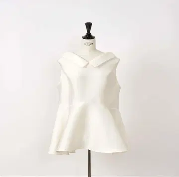 Heve 헤브 투 참 블라우스 바닐라 택 포함