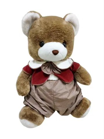 초레어 특대형 선 애로우 곰 맥 봉제 인형 레트로 일본제