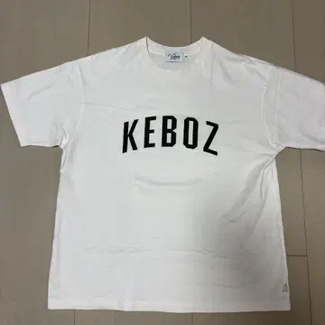 KEBOZ 프린트 티셔츠 화이트