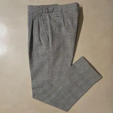 Beams F 별주 이가라시 트라우저 글렌체크 슬랙스