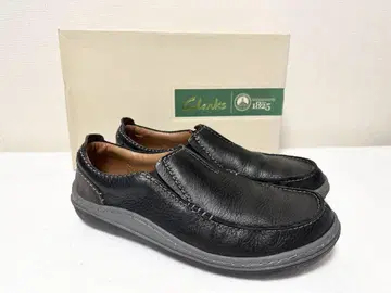 Clarks 클락스 로퍼 슬립온 플렉스 웨이 단계 블랙