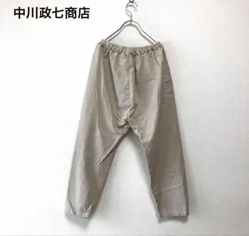나카가와 마사시치 상점 타츠케 팬츠 M 사이즈 베이지 계열