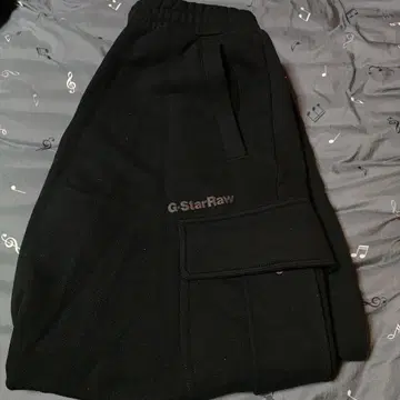 G-Star Raw 블랙 조거 팬츠 M