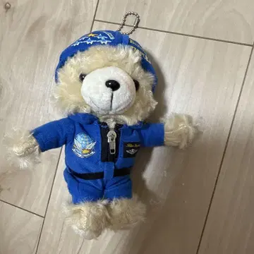 블루 임펄스 봉제 인형 키링 테디베어 귀여워요^_^