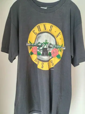 초레어 80'S GUNS N' ROSES 티셔츠 빈티지 사이즈 XL