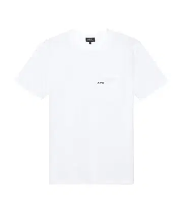 A.P.C 아페쎄 로고 티셔츠 화이트