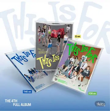 TWICE 4th Full Album THIS IS FOR 3종 세트