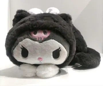 산리오 쿠로미 치유의 냥코 고양이 같은 쿠션 BIG 봉제 인형 고양이